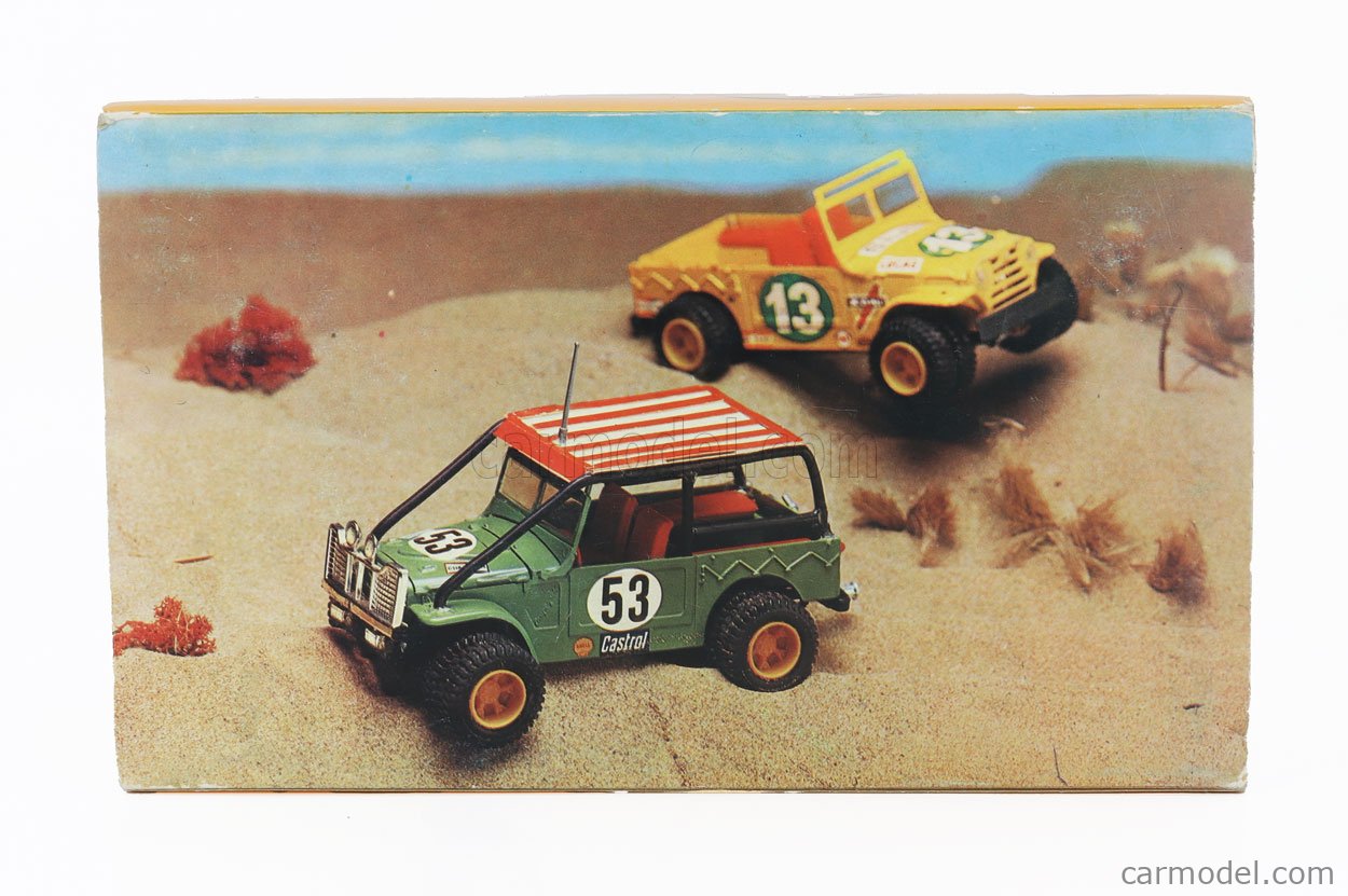 La Fiat Campagnola orange en miniature par Barlux BMG au 1/25e