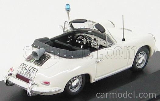 PORSCHE 356 C CABRIOLET RIJKSPOLITIE 1965 MINICHAMPS 1:43 de refere