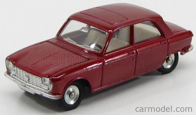 Dinky Toys N°510 Peugeot 204 - Échelle 1/43 - Couleur Crème - Boîte Languette Revendeur