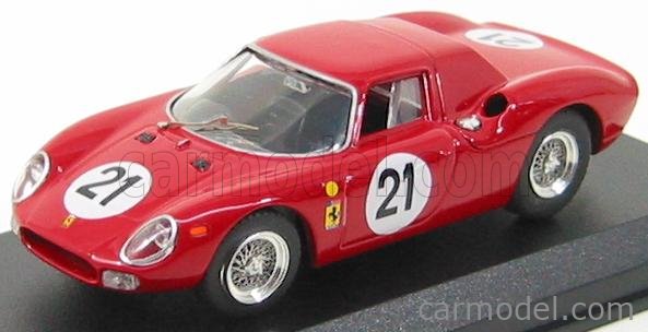 #21 Rindt/Gregory rot BOS Ferrari 250 LM 87621-1:87 Le Mans,1965