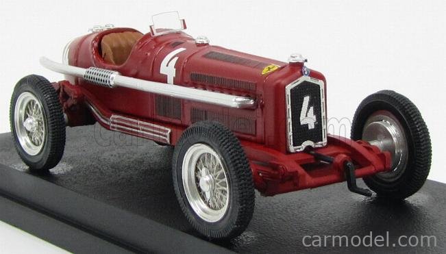 1:43 RIO Alfa Romeo P3 #10 Winner Targa Florio 1934 A.Varzi Red RIO4338-2 Model