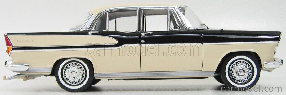 Taram Et Le Chaudron Magique Miniature Norev Rare - Chambord Et Caravane Henon Bicolore Jaune, échelle 1/43, D'occasion Modèle Réduit Norev