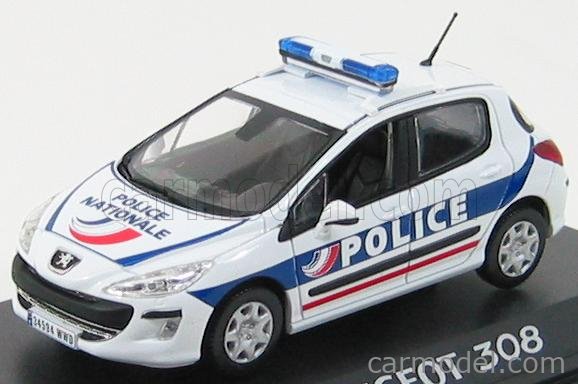 Norev OVP Modellauto Peugeot 308 " Police " Brandneue 