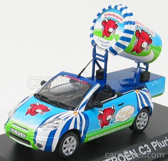Miniature NOREV 1/43 Citroën C3 Pluriel "Vache Qui Rit" - Tour De France 2005