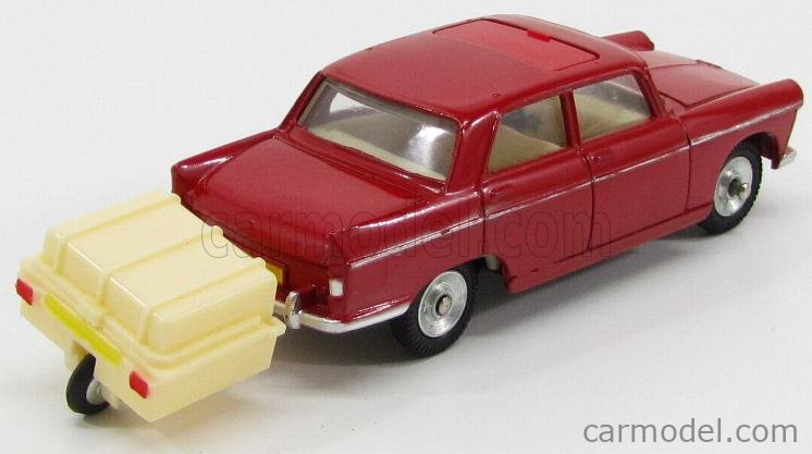 Dinky Toys 1/43 – Peugeot 404 Rallye Raid Rouge N°3 – Modèle De Collection Modifié