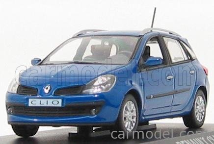 Norev 1/43 Renault Clio Estate 2006 - Bleu Métal - GC4643, état Très Bon