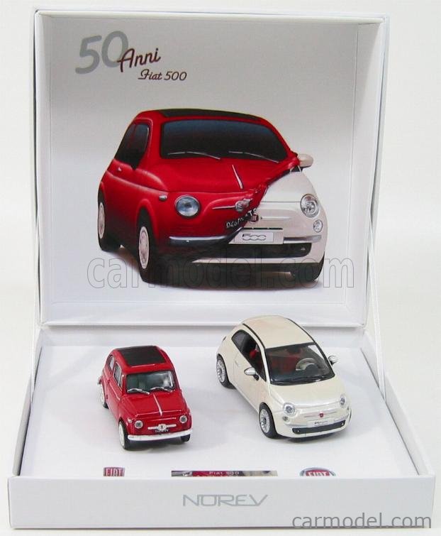 NOREV 770029 Masstab: 1/43 | FIAT SET 2X FIAT 500 - 1957 - 2007