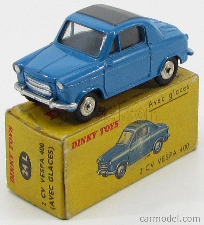 DINKY FRANCE 529 24L Scale 1/43 | PIAGGIO VESPA 400 2CV 1958 MEDIUM BLUE