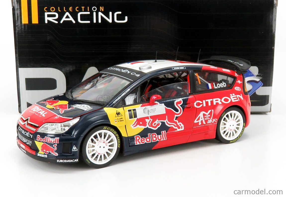 Citroën C4 WRC 2009 #1 Loeb – Rallye GB – Norev 1/18 (état Neuf, Collection)