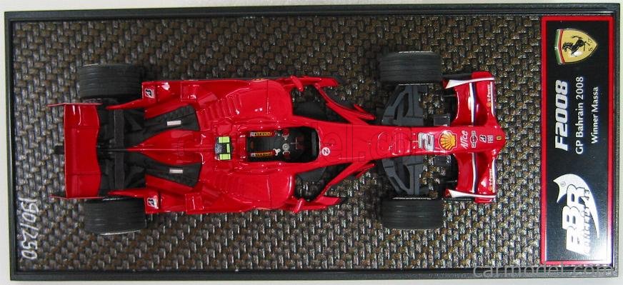 BBR-MODELS BBRC05 Scale 1/43 | FERRARI F1 F2008 N 2 WINNER