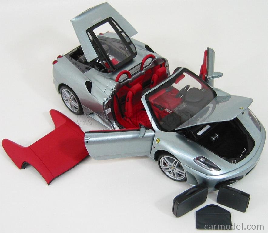 BBR-MODELS HE180024 Scale 1/18 | FERRARI F430 SPIDER 2005 TITANIUM