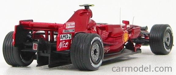 MATTEL HOT WHEELS N5604 Scale 1/43 | FERRARI F1 F2007 N 6 WINNER