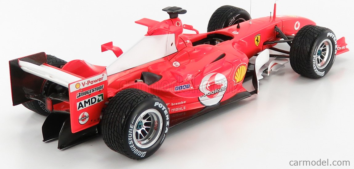 35▢HOT WHeeLS フェラーリF2004 1/18 IY0702-3 Hot wheels 1/18 Ferrari F2004 7 times Champion Michael