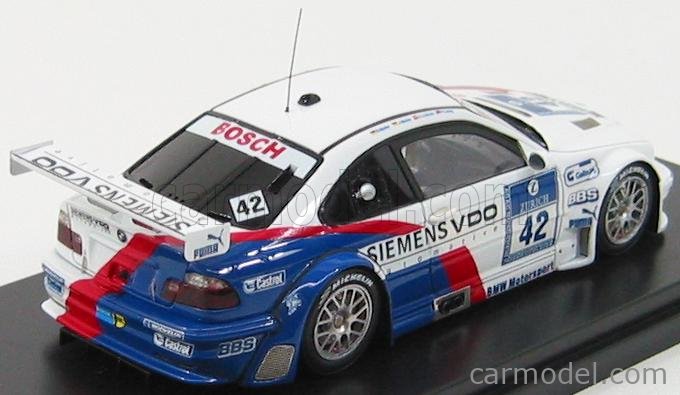 BMW - M3 GTR N 42 BMW MOTORSPORT WINNER 24h NURBURGRING 2004 MULLER -  MULLER - SUCK - LAMY