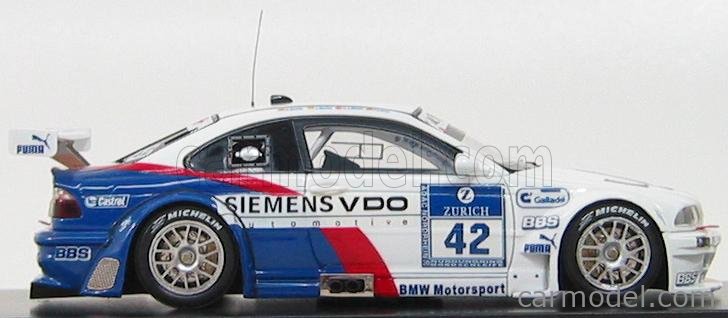 BMW - M3 GTR N 42 BMW MOTORSPORT WINNER 24h NURBURGRING 2004 MULLER -  MULLER - SUCK - LAMY