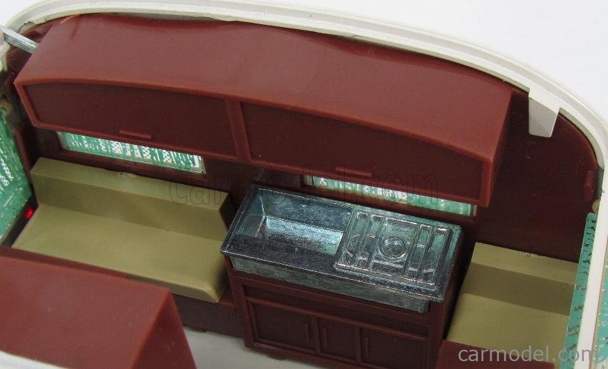 Miniature Caravane Barlux Roller Raphael 201 - 1/25 - Métal Et Plastique