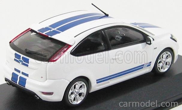 MINICHAMPS 400087300 Scale 1/43 | FORD ENGLAND FOCUS ST 2008 WHITE BLUE