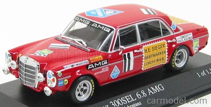 MERCEDES BENZ - 300 SEL 6.8 AMG N 11 24h PAUL RICHARD 1971 HEYER -  SCHICKENTAZ