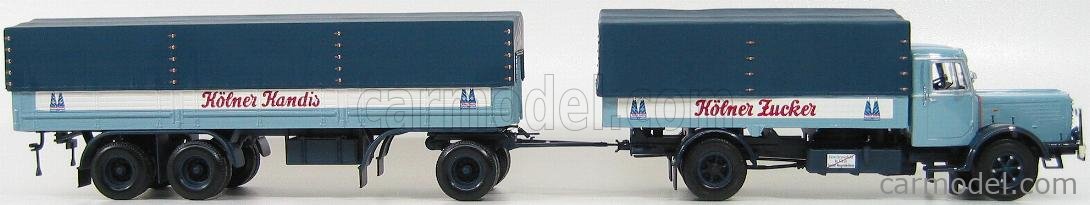 MINICHAMPS 1/43 BÜSSING 8000 S13 et sa Remorque KASSBOHRER 'Bügler