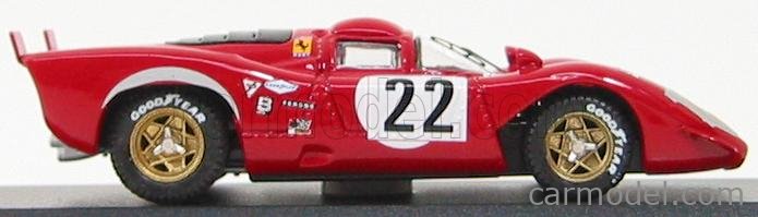 BEST-MODEL 9259 Scale 1/43 | FERRARI 312P COUPE N 22 SEBRING 1970 ...