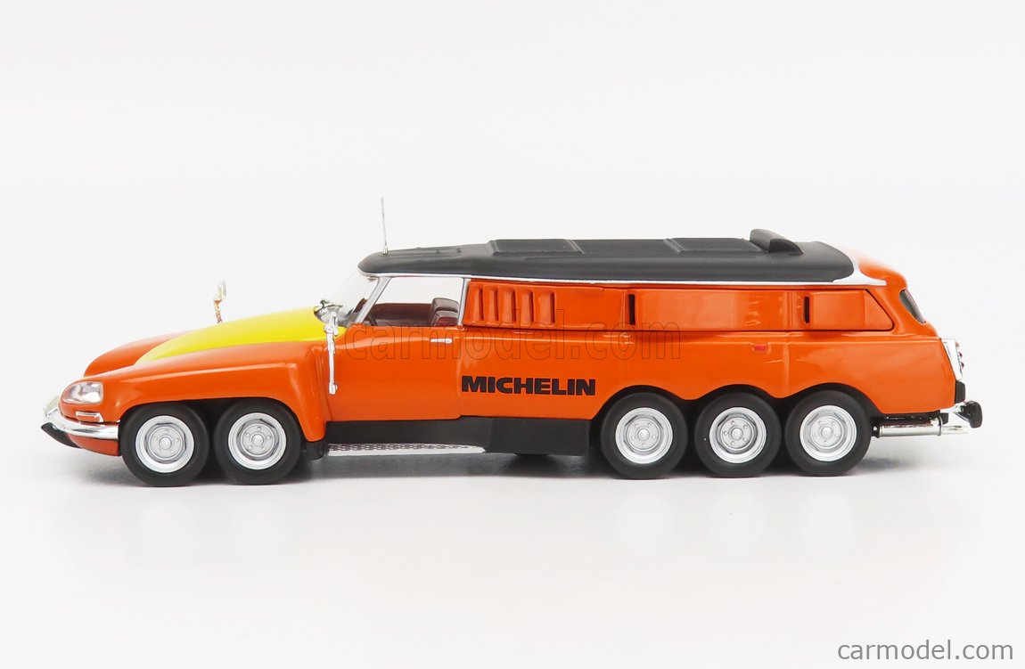 Citroën DS 1000 Pattes Orange/Jaune - Calandre 1/43 - Kit Résine Monté PLR Michelin