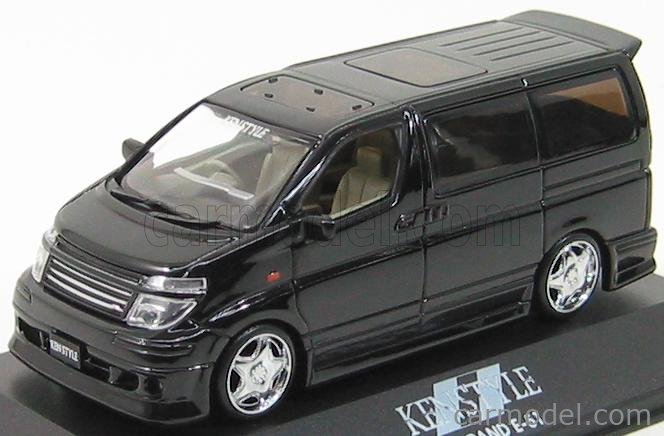 VIP-CAR AOV72707 Scale 1/43 | NISSAN ELGRAND KENSTYLE 2002 BLACK