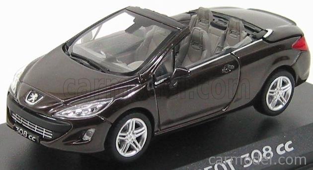 Miniature Norev – Peugeot 308 CC Coupe Cabriolet – Blanche – échelle 1/43