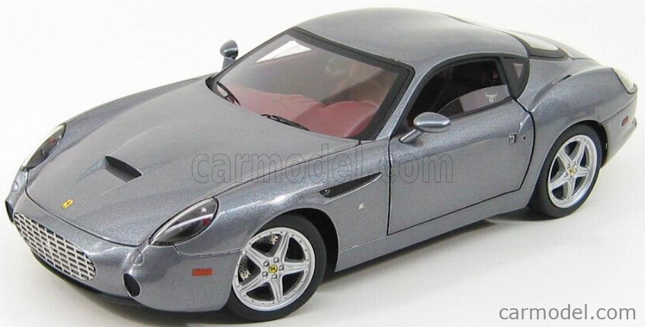 MATTEL HOT WHEELS P9915 Scale 1/18 | FERRARI 575 GTZ ZAGATO 2006 GREY MET