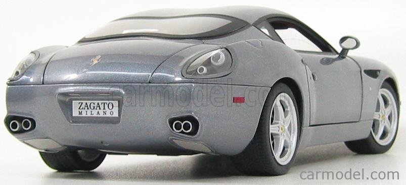 FERRARI 575 GTZ BY ZAGATO RED 2006 HOTWHEELS P9887 1:18 METAL