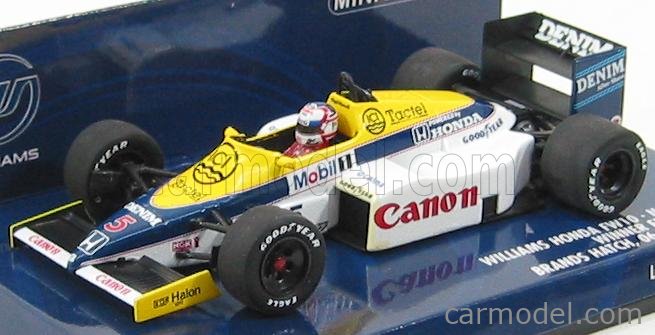 WILLIAMS - F1 HONDA FW10 N 5 1st WINNER EUROPEAN GP 1985 N.MANSELL