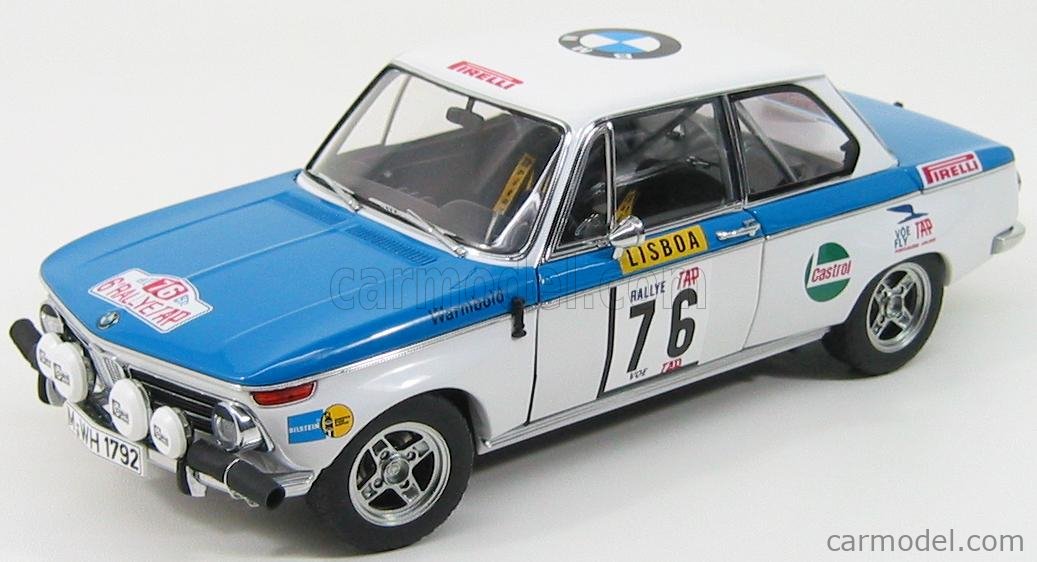 通販最新品AUTOart オートアート BMW 2002 TAP RALL タップラリー 1972 WARMBOLD/DAVENPORT　BMW2002ラリー仕様 1/18スケール レーシングカー