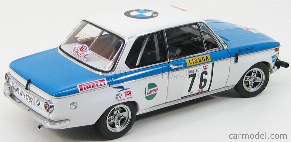 Miniature AUTOart BMW 1/18 - Tap Rally 1972 Warmbold/Davenport #76 - Occasion