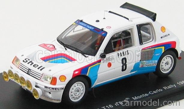 SPARK-MODEL S1269 Scale 1/43 | PEUGEOT 205 T16 N 8 RALLY