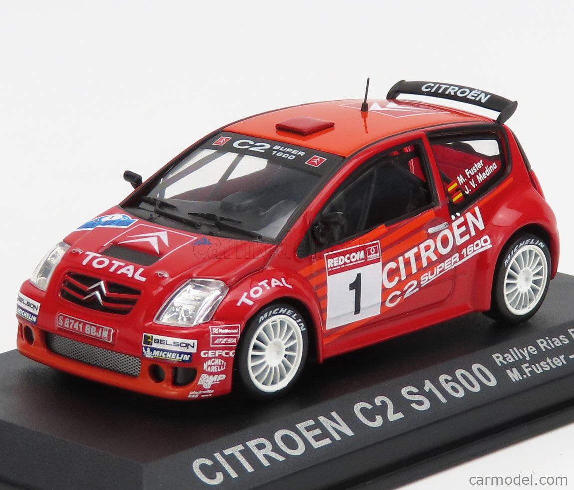 EDICOLA RCOL016 Scale 1/43 | CITROEN C2 S1600 N 1 3rd RALLY RIAS BAJAS ...