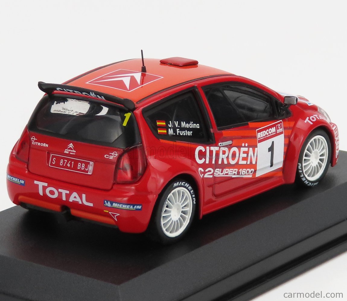 EDICOLA RCOL016 Scale 1/43 | CITROEN C2 S1600 N 1 3rd RALLY RIAS BAJAS ...