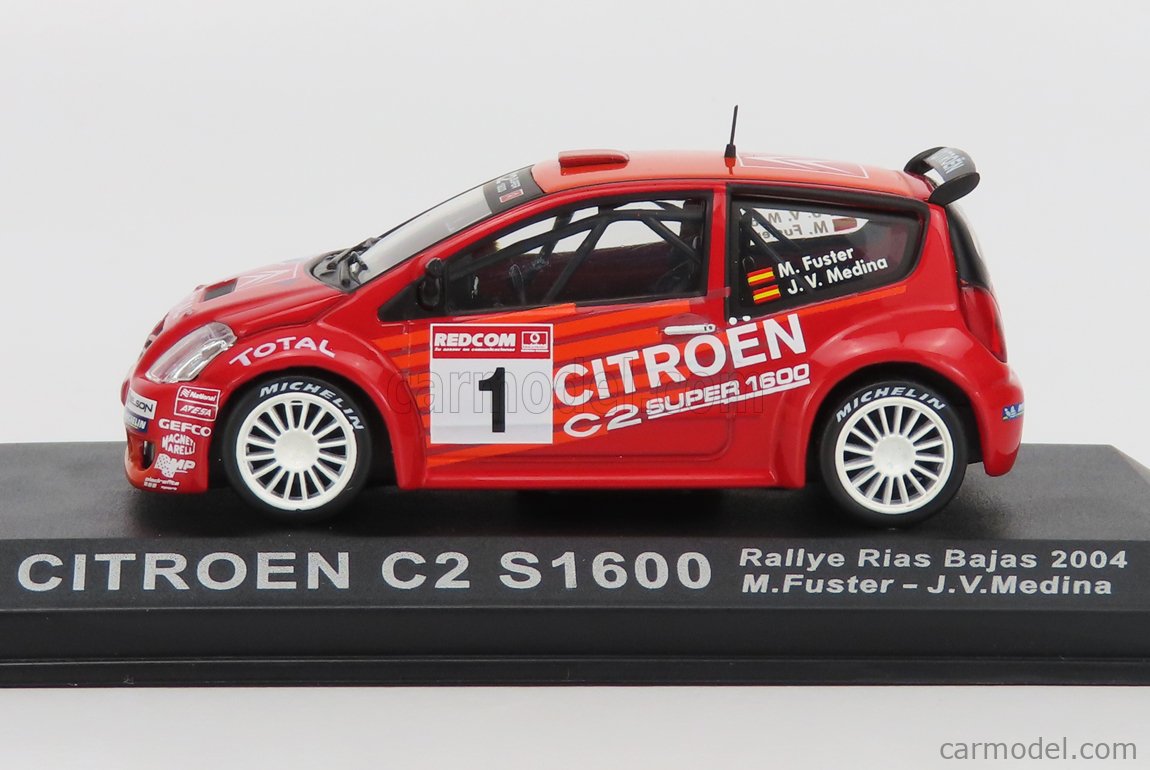 EDICOLA RCOL016 Scale 1/43 | CITROEN C2 S1600 N 1 3rd RALLY RIAS BAJAS ...