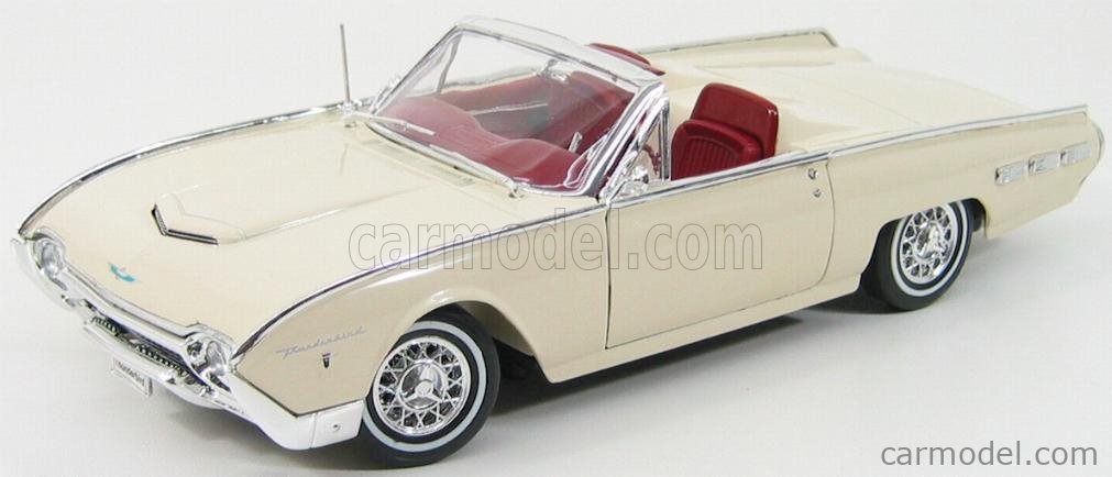 ミニカー ダイキャスト 1962 ford thunderbird sports Welly 1/18 Scale Diecast 1962 Ford Thunderbird Sports