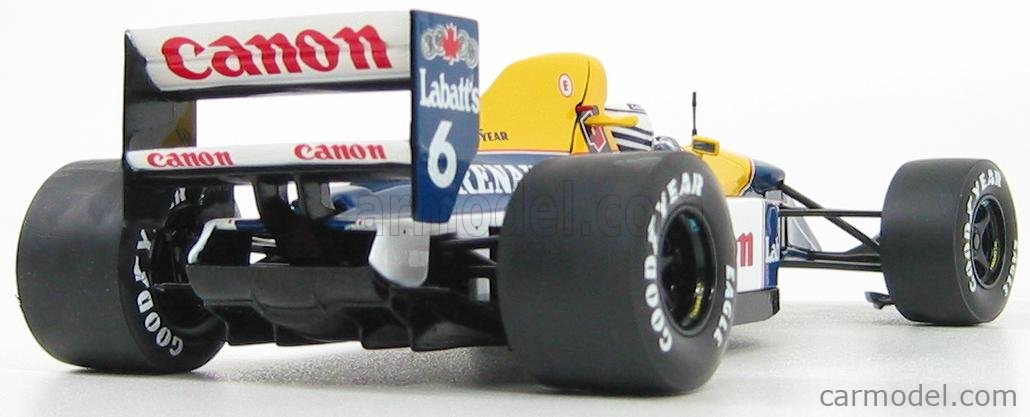 QUARTZO 18321 Scale 1/18 | WILLIAMS F1 FW14B N 6 2nd GP SOUTH