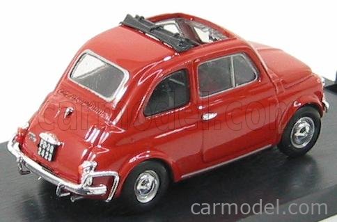 Modellino Auto Brumm 1:43 Fiat 500L Del 1968 "Tutti Al Mare" Colore Giallo Positano BMS2209F - Foto 2