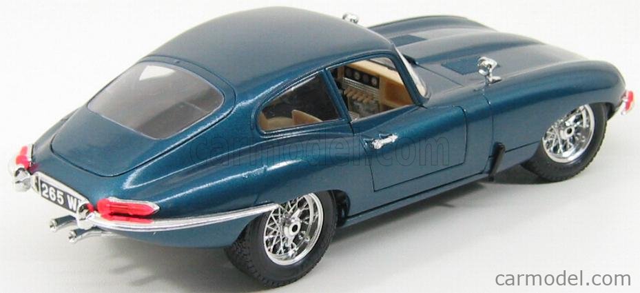 Bburago 1:18 Jaguar E-Type Coupe #8 Année 1961 vert foncé Métal Trousse