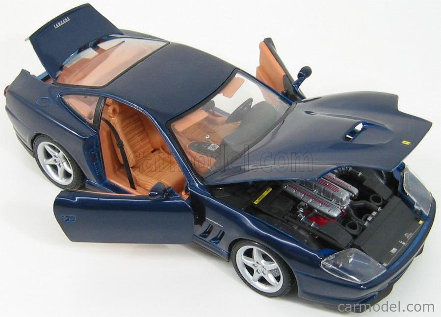 MAISTO 31839B Scale 1/18 | FERRARI 550 MARANELLO 1996 BLUE MET