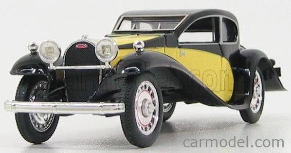 RIO-MODELS 4262 Scale 1/43 | BUGATTI TYPE T50 1933 BLACK YELLOW