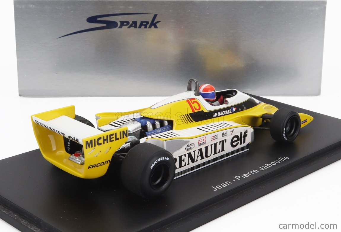 SPARK-MODEL S1704 Scale 1/43 | RENAULT F1 RS11 N 15 WINNER FRENCH