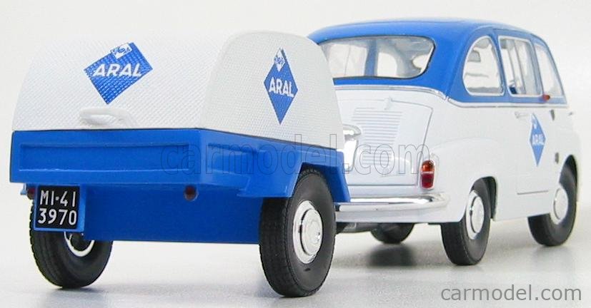 Trailer Aral Idrocarburi MINIMINIERA 1:18 MMT74304 Modellb Fiat 600 D Multipla Trailer Aral Idrocarburi MINIMINIERA 1:18 MMT74304 Modellb Fiat 600 D Multipla