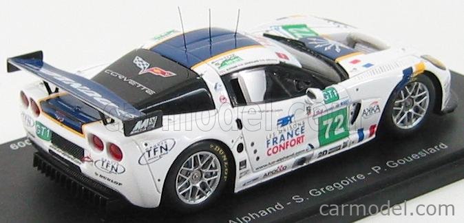 Miniature Spark S0171 - Corvette C6R N°63 - 6ème Le Mans 2005 - Échelle 1/43