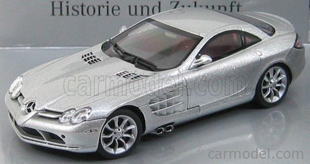 MINICHAMPS B66961992 Scale 1/43 | MERCEDES BENZ SLR HISTORY SET SILVER