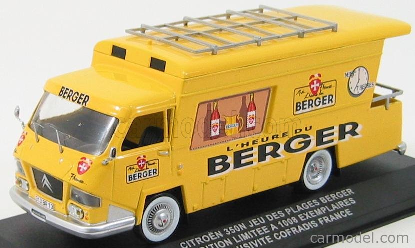 IXO COFRADIS CITROEN 2CV SIROPS DE LUXE BERGER EDITION LIMITEE 1008 EX