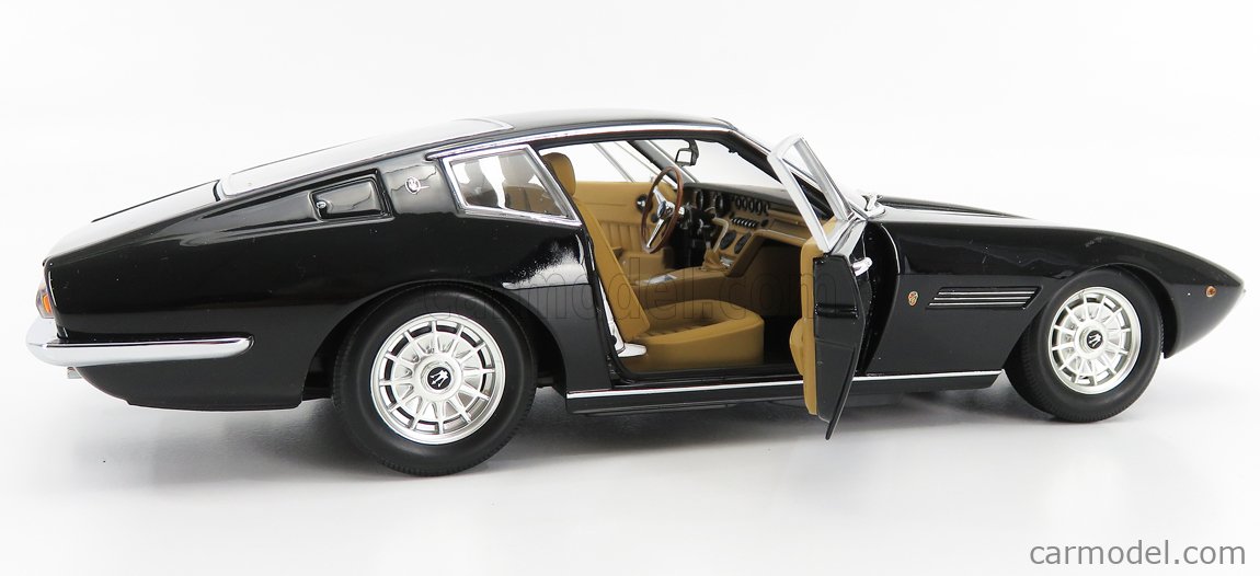 MINICHAMPS 100123321 Scale 1/18 | MASERATI GHIBLI 1969 BLACK MINICHAMPS 100123321 Scale 1/18 | MASERATI GHIBLI 1969 BLACK