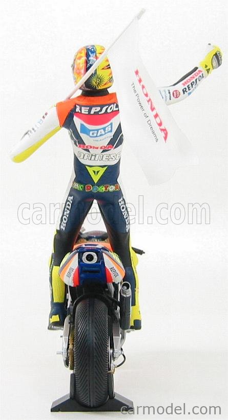 Minichamps 1/12 – Honda RC211V 2002 – Valentino Rossi Repsol – Diecast