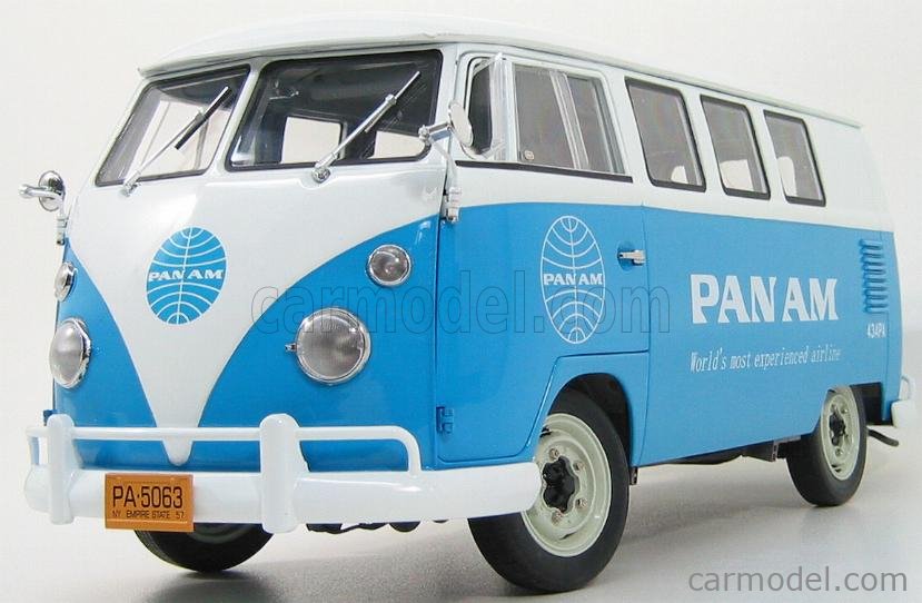 SUN-STAR 05063 Scale 1/12 | VOLKSWAGEN T1 KOMBI MINIBUS PAN-AM